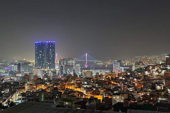 Best Busan night views : Mountain observatory streets - Meeting at Beomnaegol Station and walking Mangyangro for about 6 km