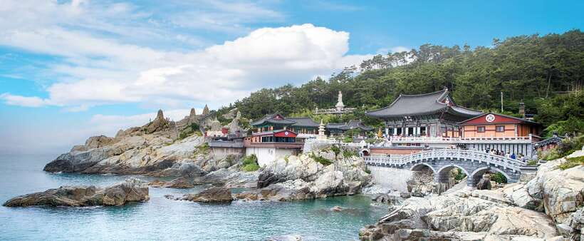 Busan: Coastal Treasures Beach Train, Culture Village & More - Haedong Yonggungsa Temple: Sea Views and Pilgrimage Calm