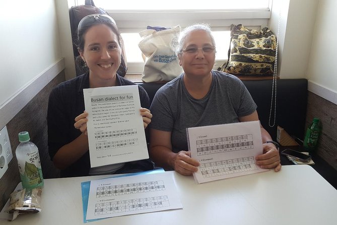 Busan Dialect Class with local snack - Why This Busan Dialect Lesson Feels Practical, Not Academic