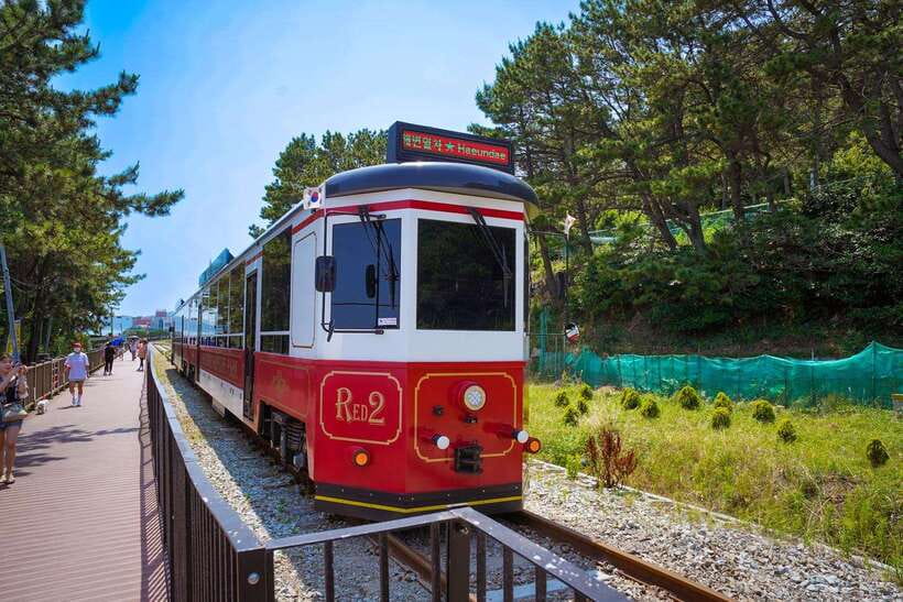 Busan: Gamcheon Village and Haeundae Blueline Park Tour - Haeundae Blueline Park: Sky Capsule photos plus the panoramic train ride