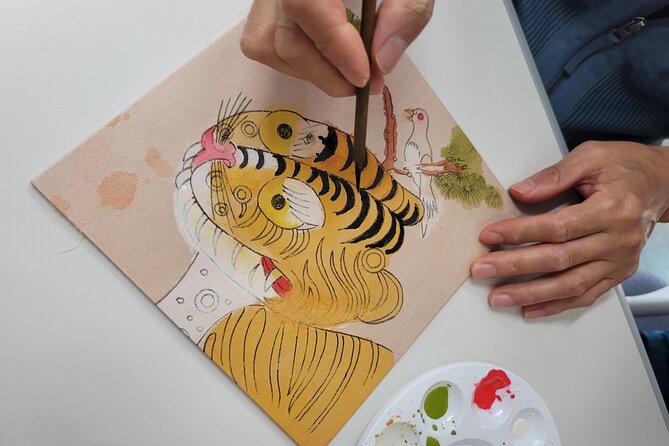 [BUSAN,GamcheonVillage] Private Korean Art Painting Class - What you learn in the minhwa-style painting session