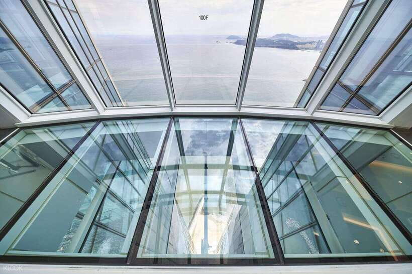 Busan: Haeundae LCT Tower 'X the Sky' Entry Ticket - Rotating exhibitions on the 100th floor, plus the Shocking Bridge moment