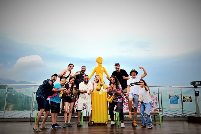 Busan Private Tour with licensed tour guide + private vehicle - Oryukdo Skywalk and Songdo cable car or skywalk: coastal views with timing risk