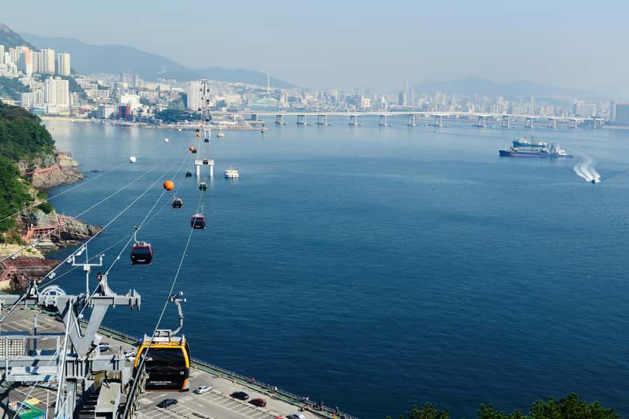 Busan: Sky Capsule+ Huinnyeoul+ Gamcheon+ Songdo+ Night View - Gamcheon Culture Village: Colorful Art in a Refugee Village