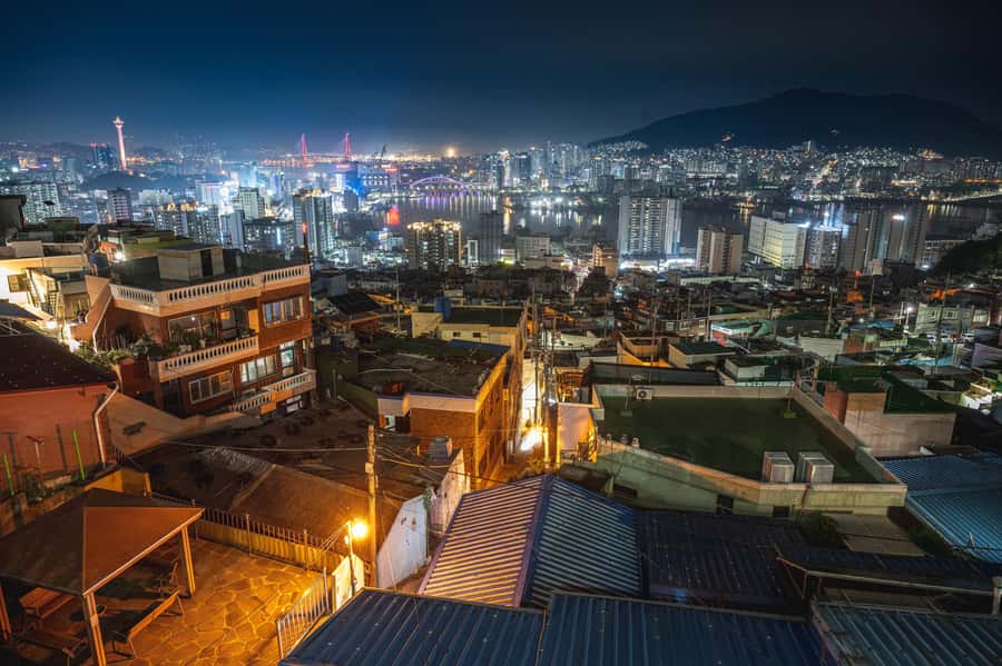 Busan: Sky Capsule+ Huinnyeoul+ Gamcheon+ Songdo+ Night View - The First Stop: Cheongsapo Daritdol Skywalk Over the Coast