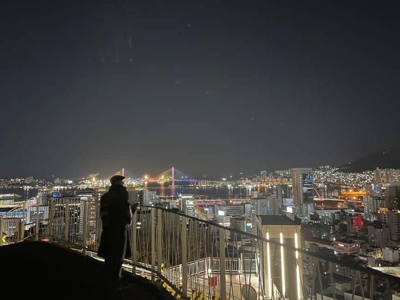 Busan: Sunset Haeundae Sky Capsule & Busan Night view Tour - Dinner at Seafood BBQ Street in Cheongsapo-ro: plan for extra cost
