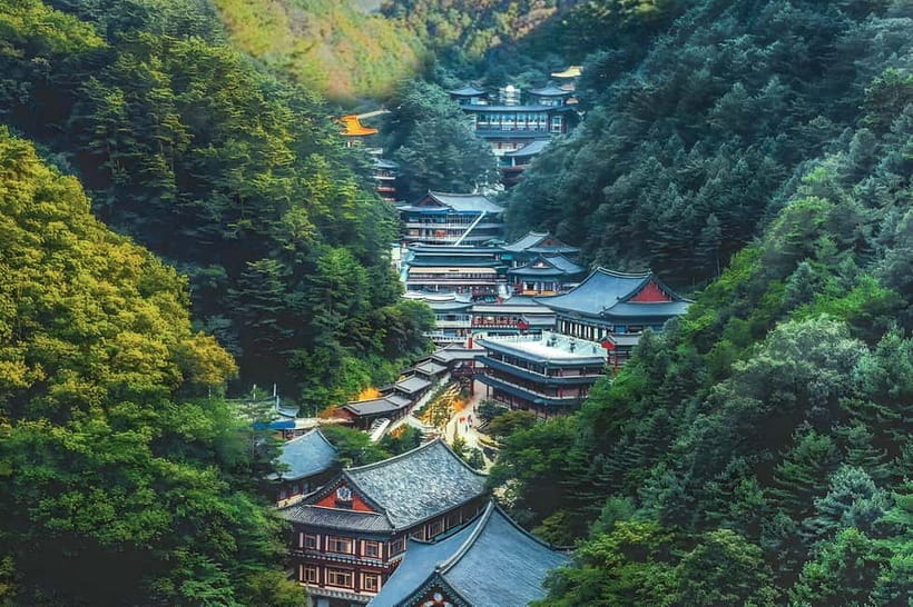 Danyang Tour:Guinsa Temple & Bobaljae & Cheongpung Cable Car - Vegetarian temple food: what free monk-style eating adds to the day