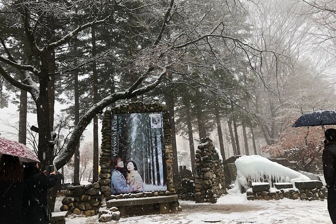 Eobi Ice Valley / Elysian Ski Resort / Nami Island - Nami Island in winter: photos, trees, and time to wander