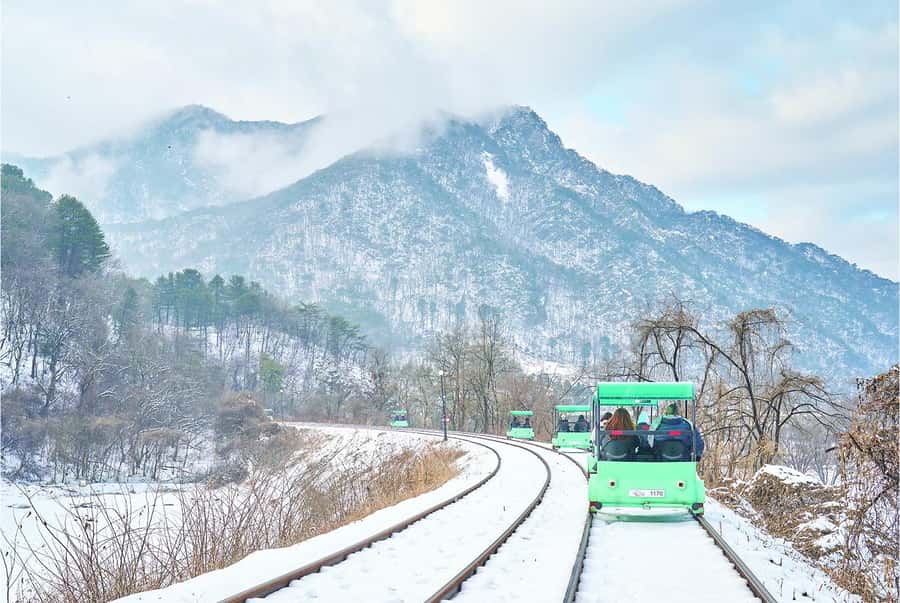 Eobi Ice Valley & Nami (+ Light Festival, Railbike, Alpaca) - Eobi Ice Valley ice caves: what you’ll see and how to be comfortable