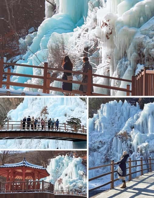 Eobi Ice Valley & Nami & Railbike & Petite & Morning Calm - Eobi Ice Valley: Frozen Waterfalls and Real-World Photo Time