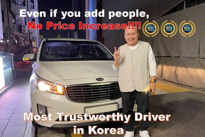 Incheon Airport Pickup Service to Seoul-Same price up to 7people - Key things to know before you book