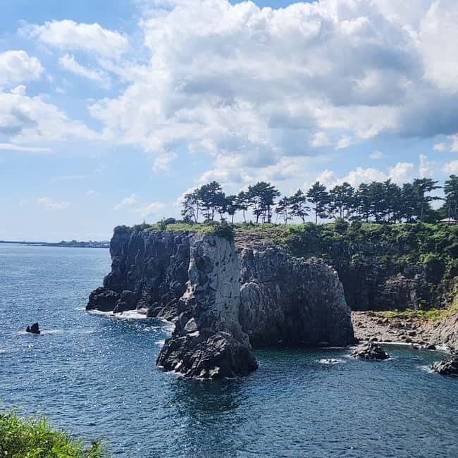 Jeju: Southern Top UNESCO Spots Bus Tour - Cheonjeyeon Waterfall and Seonimgyo Bridge: the Pond of the Gods