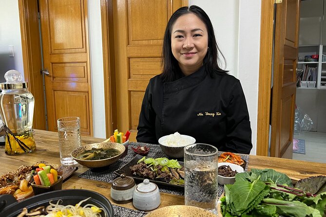 Korean Cooking Class in Seoul with a Professional Chef - Eating what you cooked: soup, kimchi, soju, and good company