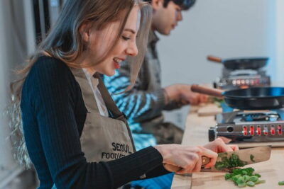Korean Cooking Class with Grocery Shopping at Seoul Local Market