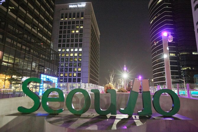 Moonlight Rainbow Fountain Show Night Tour in Seoul - Banpo Bridge rainbow fountain and Sevit Some at night