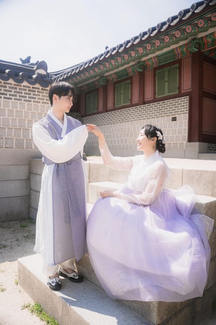 S.Korea GyeongbokgungPalace: Professional Hanbok Photography - Meeting Point at Exit 4, Then the Palace Route on Foot