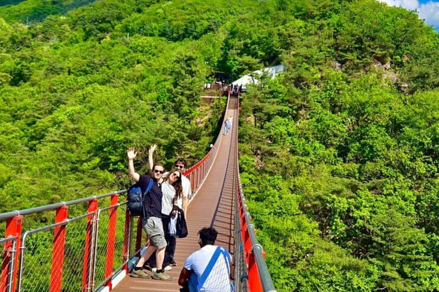 Seoul: DMZ Tour with Exclusive North Korean Defector Talk - Gamaksan Suspension Bridge (optional): a calmer reset after the border tension