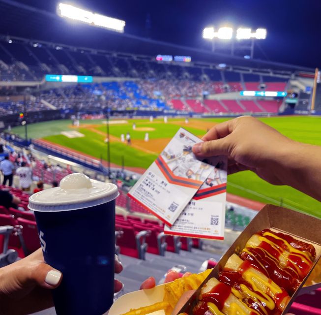 Seoul: Jasmil Baseball Stadium Game Ticket with Dinner/Beer - Included beer and the social rhythm of game-night food and drinks