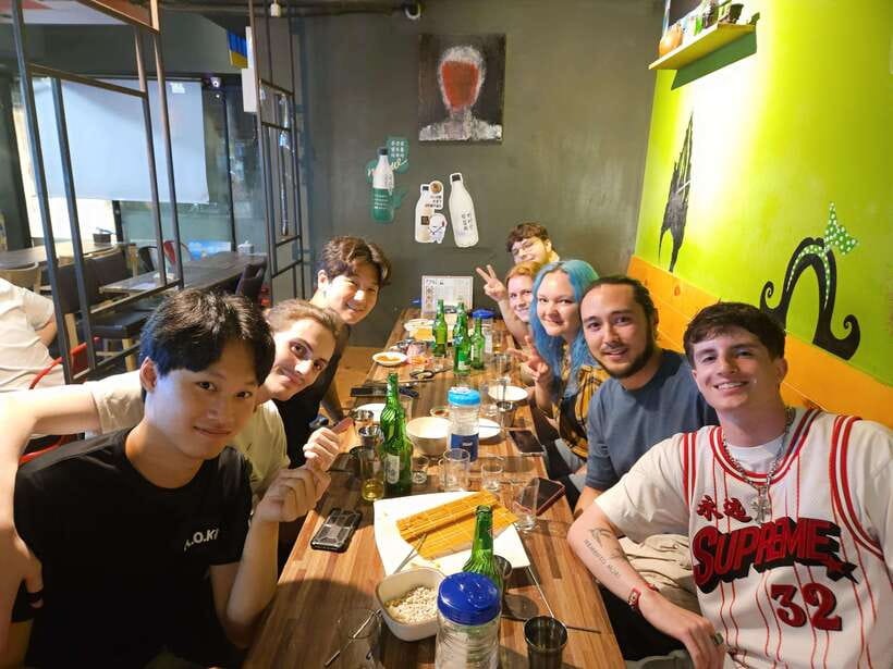 Seoul: Korean Drinking Games Night (non-drinkers welcome) - Beer, Soju, and Kimchi Seafood Pancake: The Food Stops You From Burning Out