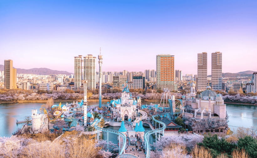 Seoul: Lotte World 1 Day Pass & School Uniform 1 Day Rental - First Stop: Ehwa Korean School Uniform Rental (Unit 36-27, B1 Floor)