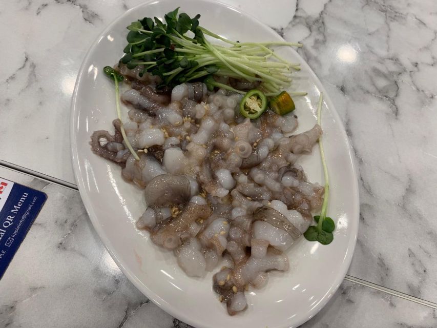Seoul: Palace, Temple and Market Guided Foodie Tour at Night - Food Details and Options: octopus is optional, veg and halal available