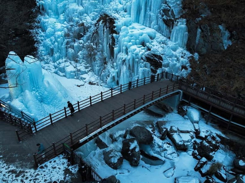 Seoul: Strawberry Picking & Eobi Ice Valley & Nami Island - Garden of Morning Calm or Petite France: picking your winter “mood”