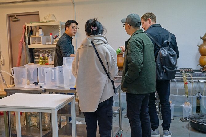 Soju Tasting at Distillery - story of 3 pigs - Food, Pace, and the Reality of Higher Proof