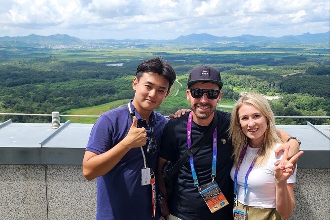 Thrilling Korean DMZ 3rd Tunnel Tour from Seoul + Red Bridge Rush - Dora Observatory plus photo limits: the view with rules attached
